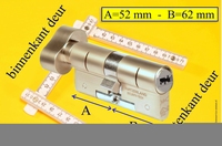 M&C Condor cilinderslot Knop OVAAL 52x62 mm 