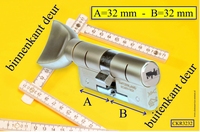 M&C Condor cilinderslot Knop RECHT 32x32 mm 