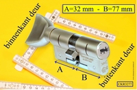 M&C Condor cilinderslot Knop RECHT 32x77 mm 