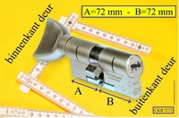 M&C Condor cilinderslot Knop RECHT 72x72 mm 