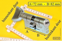 M&C Condor cilinderslot Knop RECHT 72x82 mm 